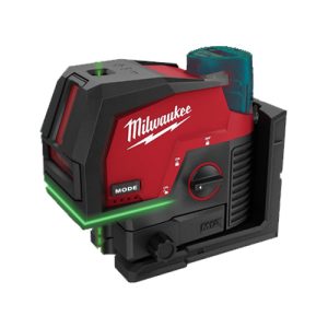 Milwaukee M12™ Green Cross Line & Plumb Points Laser 12v